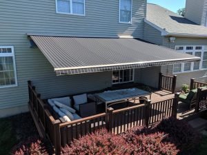 Awning Over Deck With Sofa