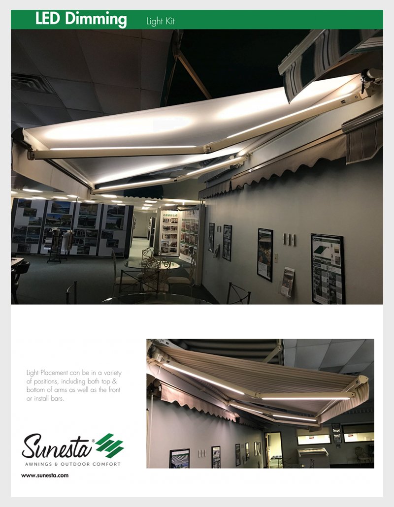 Sunesta Led Lights For Awnings In Allentown Pa Designer Awnings