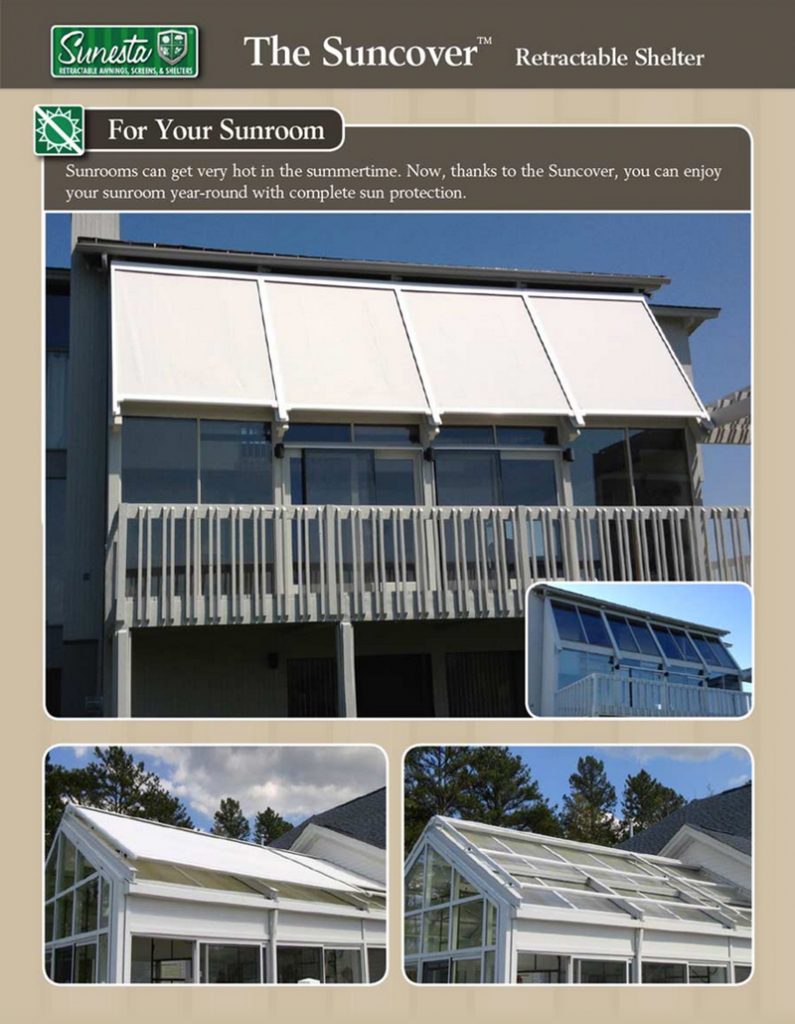 Courtyard Awning Installation in Northeastern Pennsylvania Designer