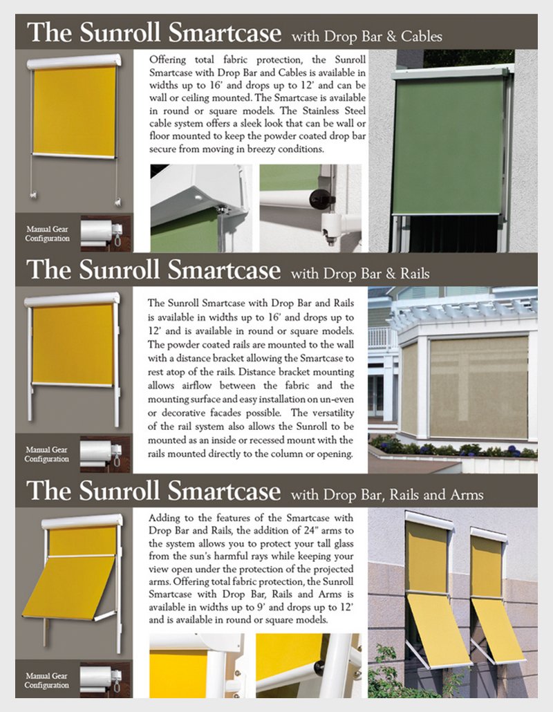 Graphic Of The Sunroll Smartcase Models