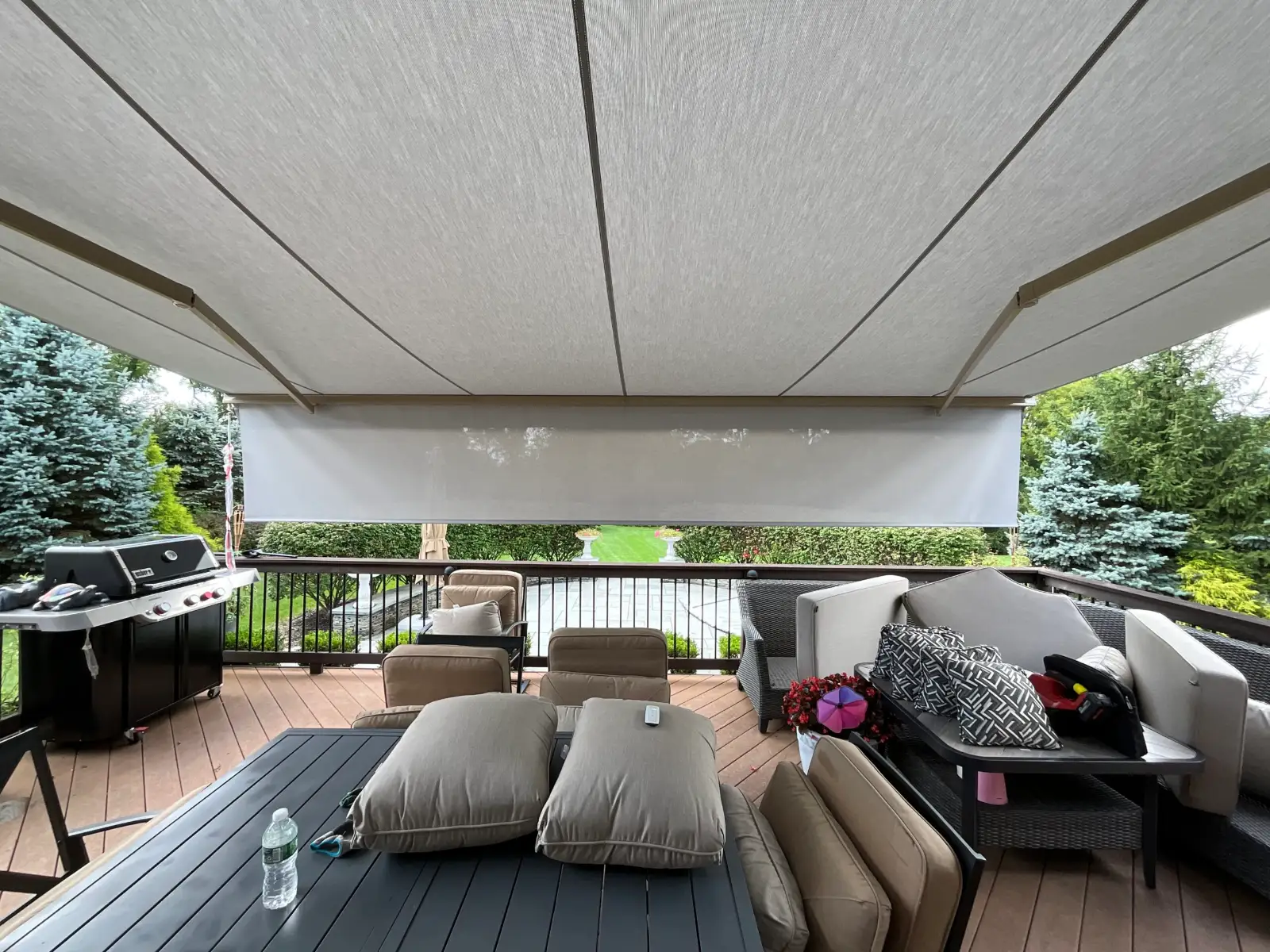 Awning installation detail
